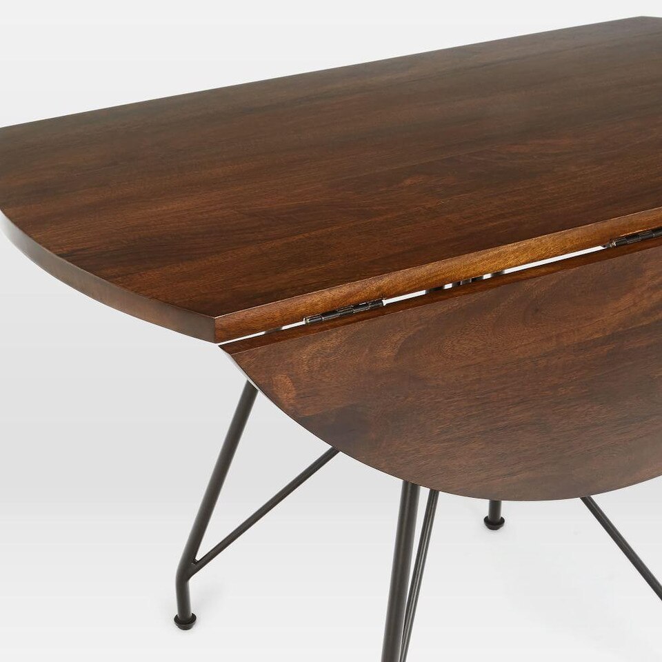 Jules Drop Leaf Expandable Dining Table (56 cm 107 cm) West Elm UK